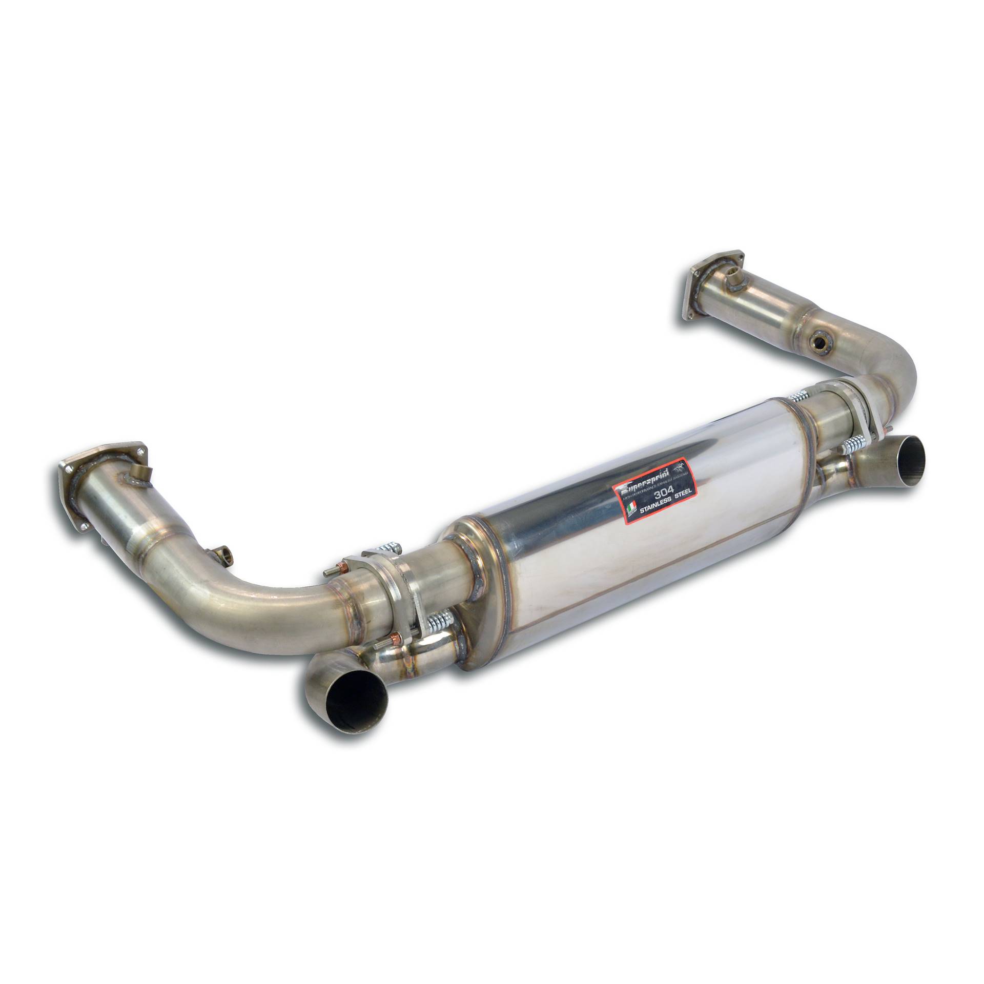 Rear exhaust Right + Left Race (replace the OEM catalytic converter)